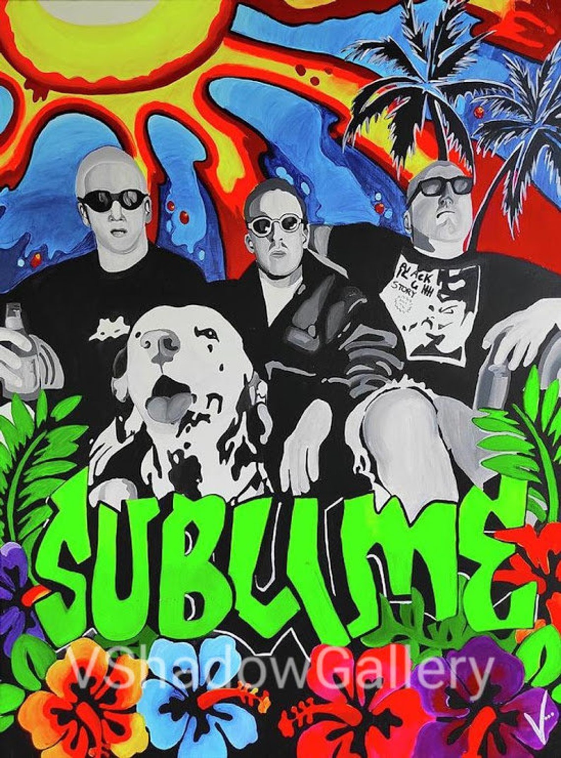 Sublime Original Hand Painted Design Poster PRINT - Etsy
