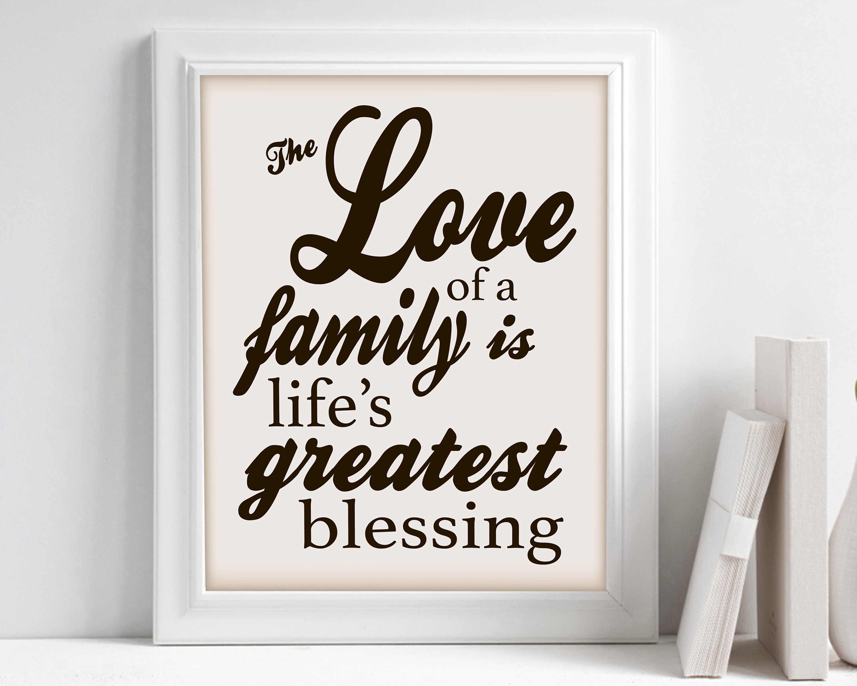 Printable Family Quote Greatest Blessing Quote Wall Art Love Etsy Singapore