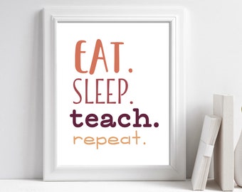 Teacher Appreciation Gift, Teacher Quote Printable, Teacher Gift Ideas, Printable Gift, Teacher Thank You, Teacher Wall Art Instant Download