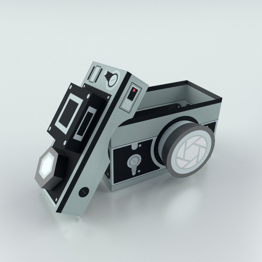 Vintage Gift Box, Retro Camera Box, Candy Box, Toy Box, Camera