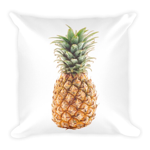 Fruit Pillow Pineapple Decor Tropical Decor Beach Pillows Etsy