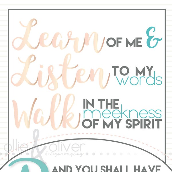 2018 LDS Young Women's Theme Poster --INSTANT DOWNLOAD--