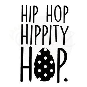 Hip Hop Easter SVG File - Instant Download