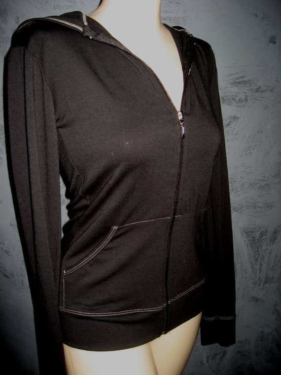 Claire Pettibone Luxury Lingerie Jacket Black Lux… - image 6