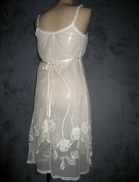 Claire Pettibone Luxury Lingerie Chemise Short Go… - image 4