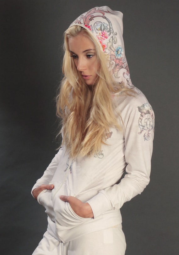 Claire Pettibone Luxury Lingerie Velvet Hoodie Lu… - image 6