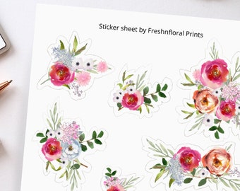 Printable Journal Supplies A4 paper Instant Download Beautiful floral sheets Floral Sticker Printable 8 Floral Sticker Sheets set Printable Journal Supplies A4 paper Instant Download Beautiful floral sheets Floral Sticker Printable 8 Floral Sticker Sheets set