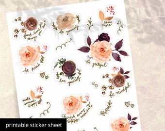 Printable Journal Supplies A4 paper Instant Download Beautiful floral sheets Floral Sticker Printable 8 Floral Sticker Sheets set Printable Journal Supplies A4 paper Instant Download Beautiful floral sheets Floral Sticker Printable 8 Floral Sticker Sheets set