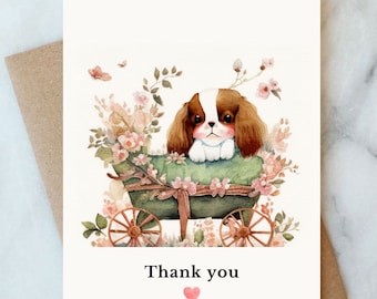 Thank you Printable card for Mom Thanks giving card Cute cards for Teacher Appreciation Digital card Appreciation card Dog lover card