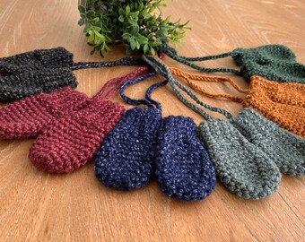 infant mittens with string