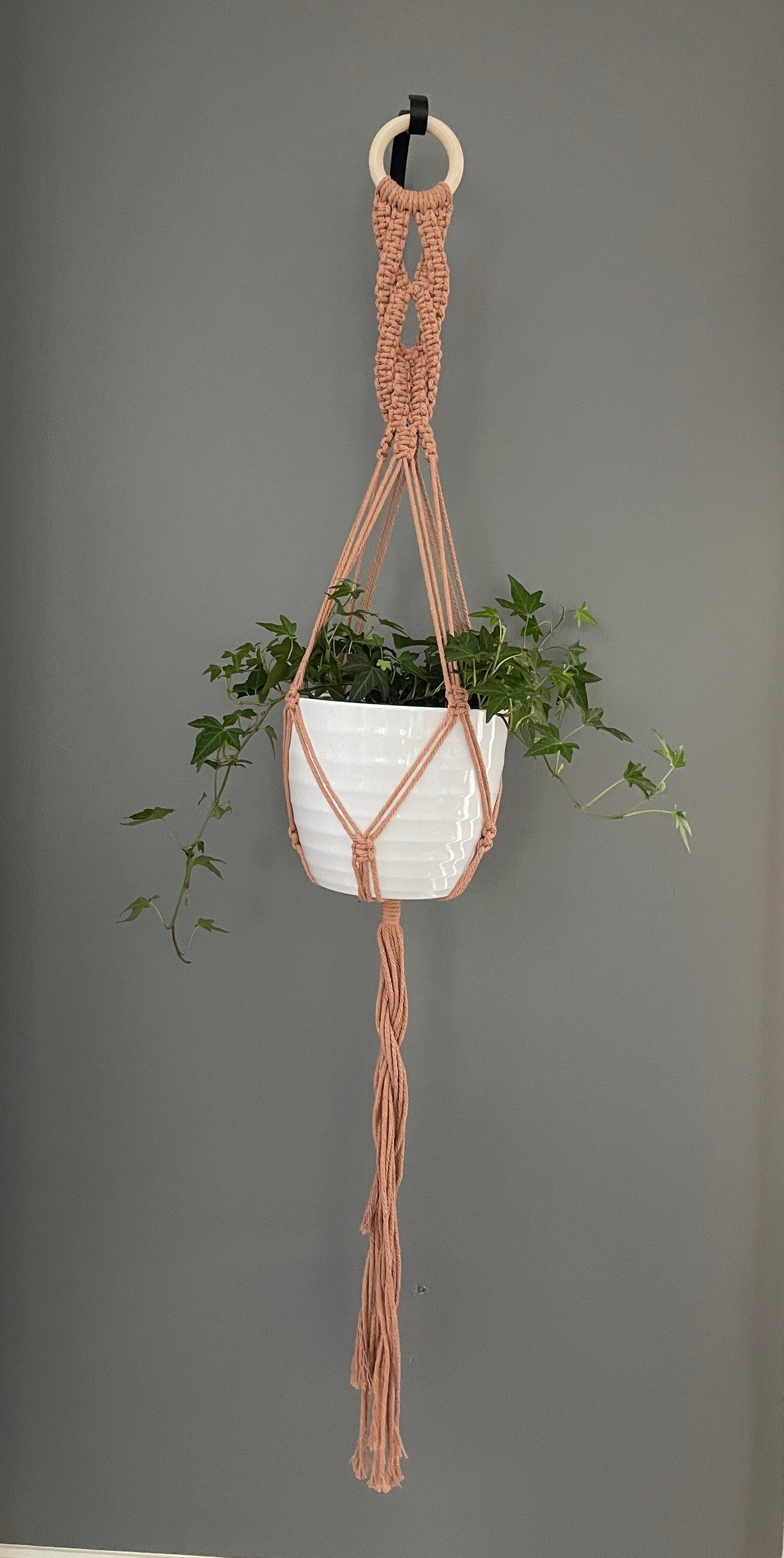 Macramé Hanging PlantHanging Baskets Macramé wall hanging Etsy