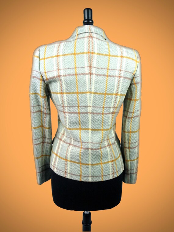 Vintage Plaid Blazer (1970s) - image 8