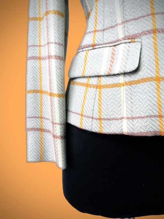 Vintage Plaid Blazer (1970s) - image 5