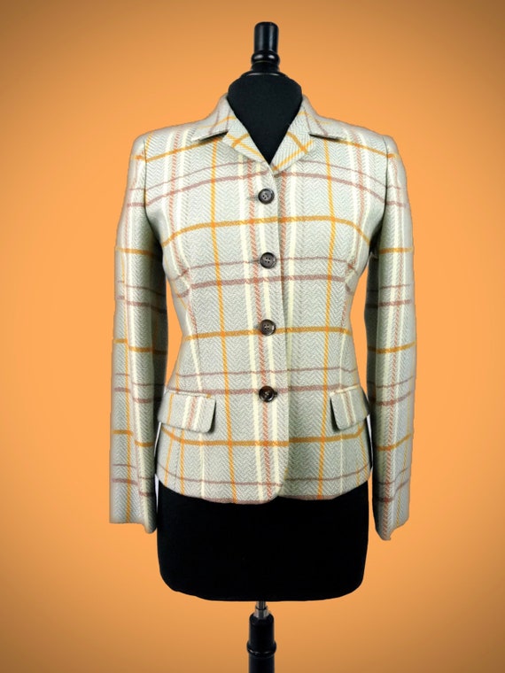 Vintage Plaid Blazer (1970s) - image 2