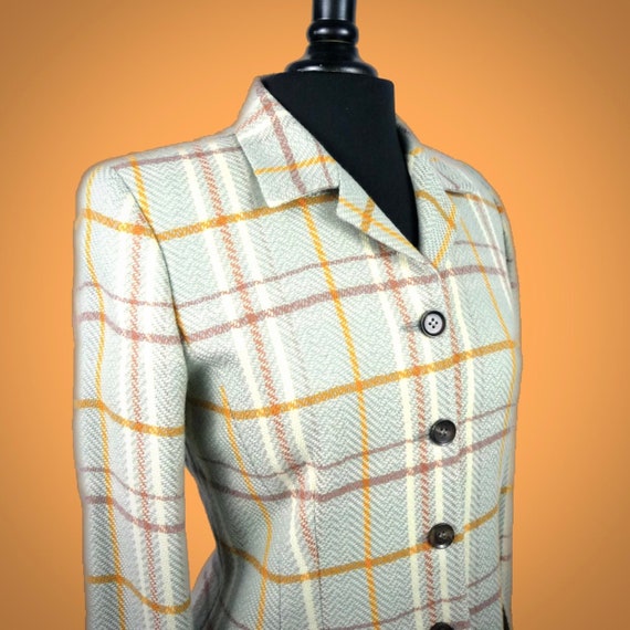 Vintage Plaid Blazer (1970s) - image 1