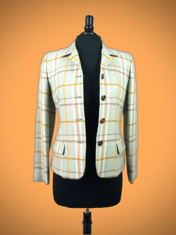 Vintage Plaid Blazer (1970s) - image 3