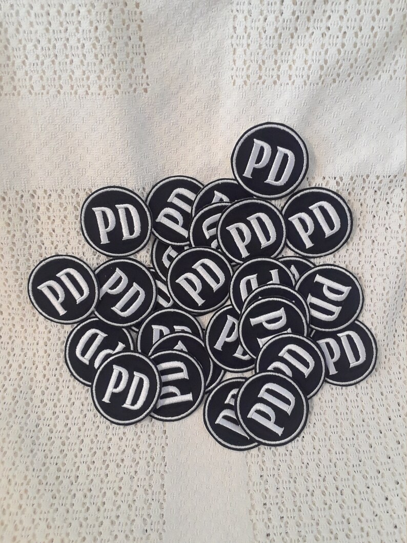 Qty TEAM UNIFORM Patches 2.5 inch Iron On Uniform Sew On Personalize In Memory Of Special Award 2 Capital Letter INITIAL Discount