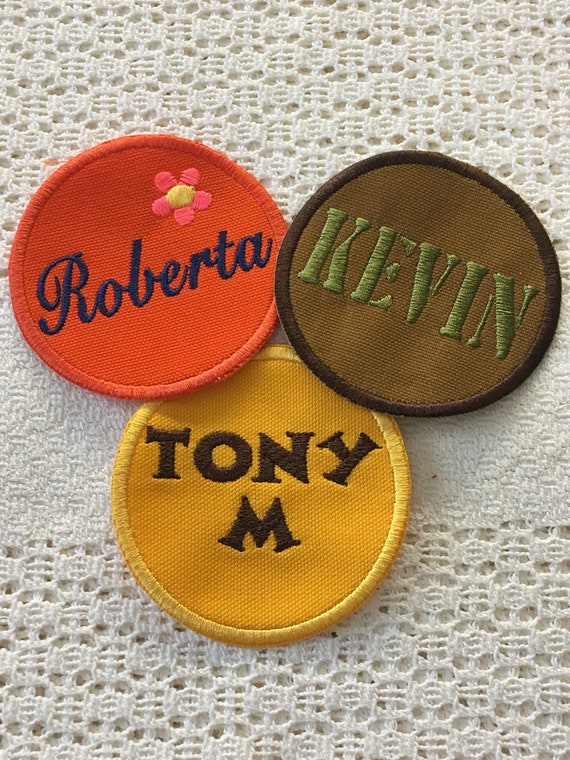 DOWN multiple colours Iron On Sew On Patch
