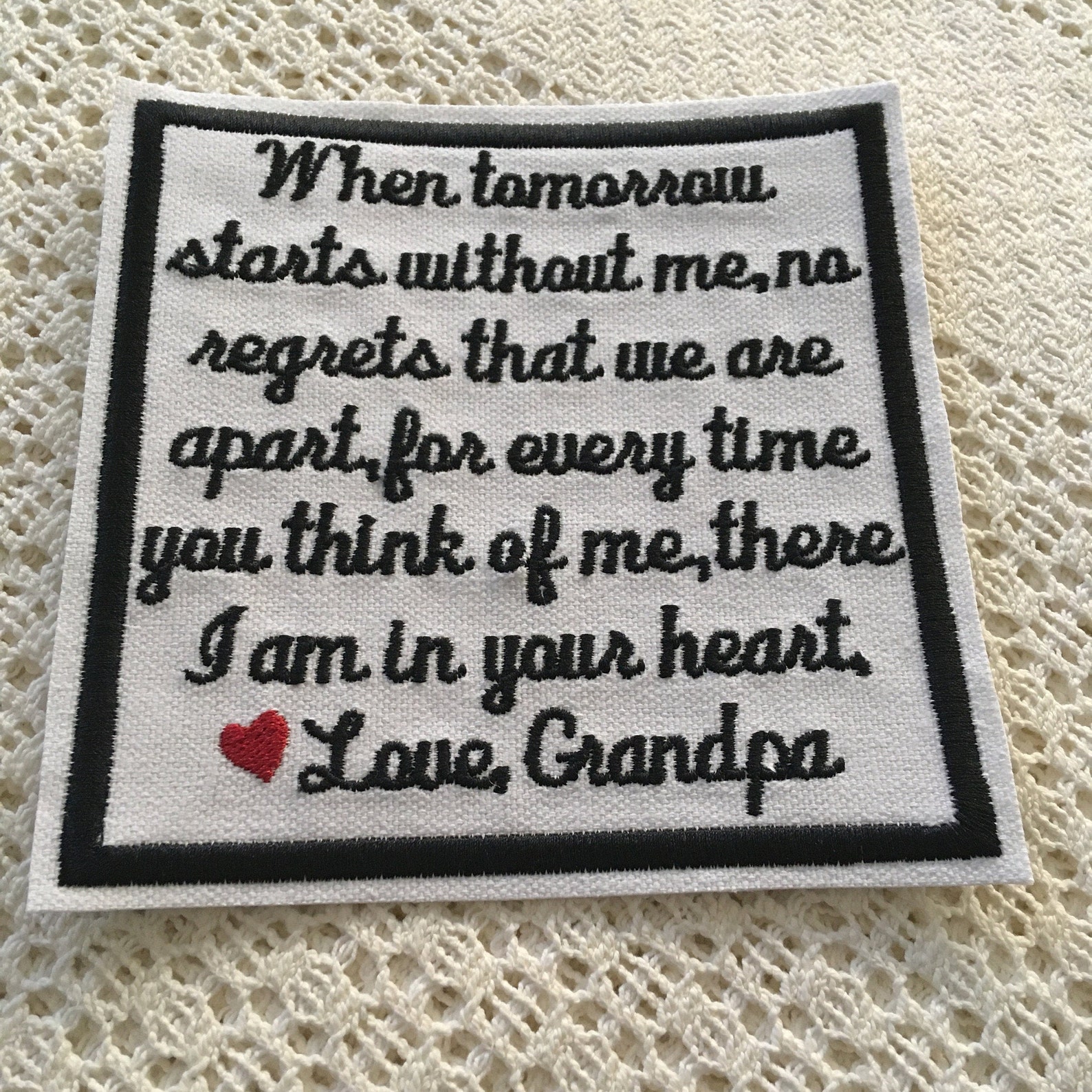 MEMORY PILLOW SHIRT Patch 5 Memory Pillow Patch When Etsy