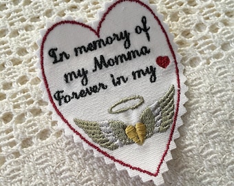Wedding Dress Memory Patch: Bride Keepsake, In Memory Of