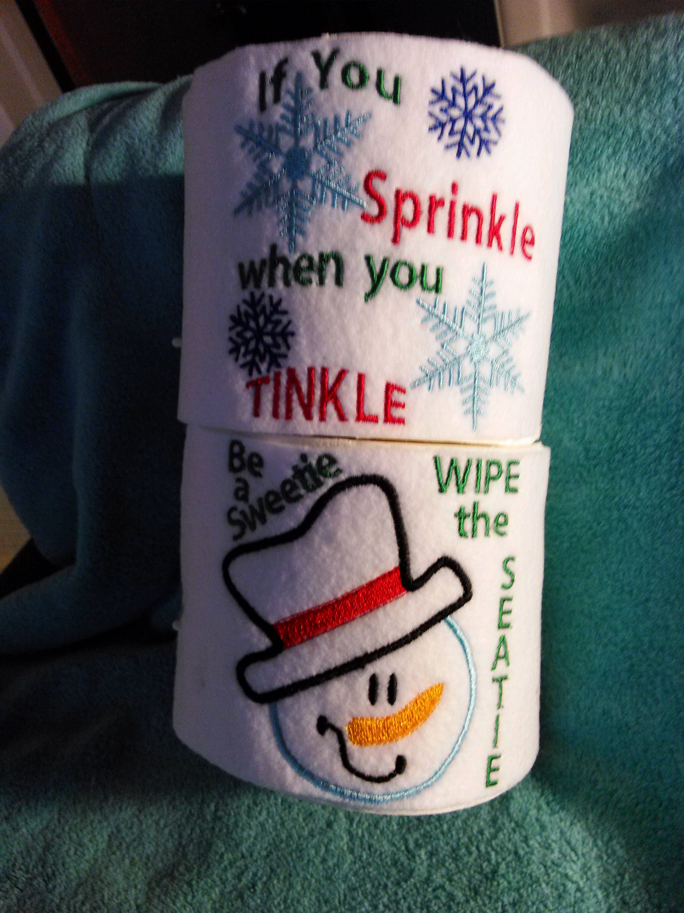 TOILET PAPER WRAPS Set of 2Home & Work Bathroom Cheer Gag Etsy