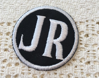 Personalized Initial Patch: 2.5" Circle, Sew or Iron On