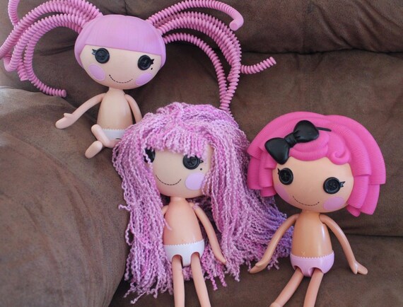 Lot Of 3 Mga Lalaloopsy Dolls No Clothes Included Etsy