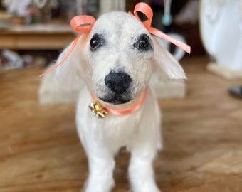Handmade, Spun Cotton English Cream Retriever