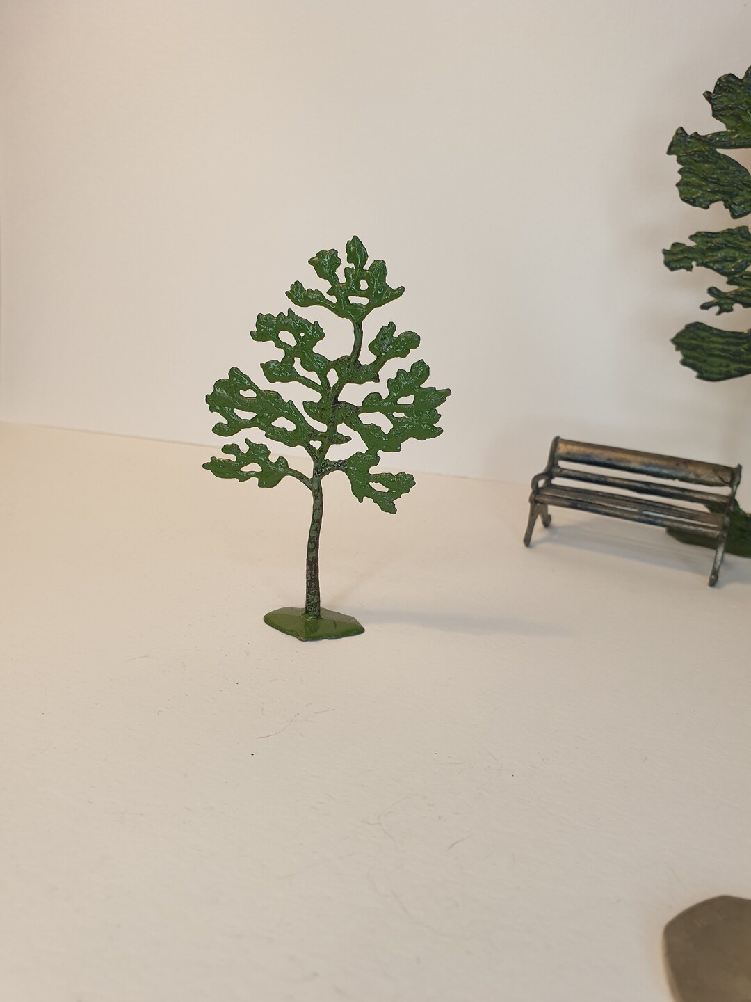 Vintage Britain's Lead Miniature Oak Tree Made in England Etsy