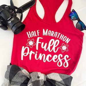 Half Marathon, Full Princess® | Sea Princess Women&#39;s Tank Top | Hawaiian Running Shirt | Run Tank Top | Princess Half Marathon outfit