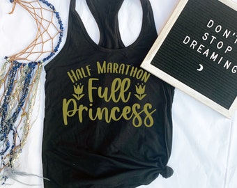 HalbMarathon, Full Princess® | Prinzessin Damen Anna Tank Top | Anna Prinzessin Laufshirt | Run Fjordian Tank Top