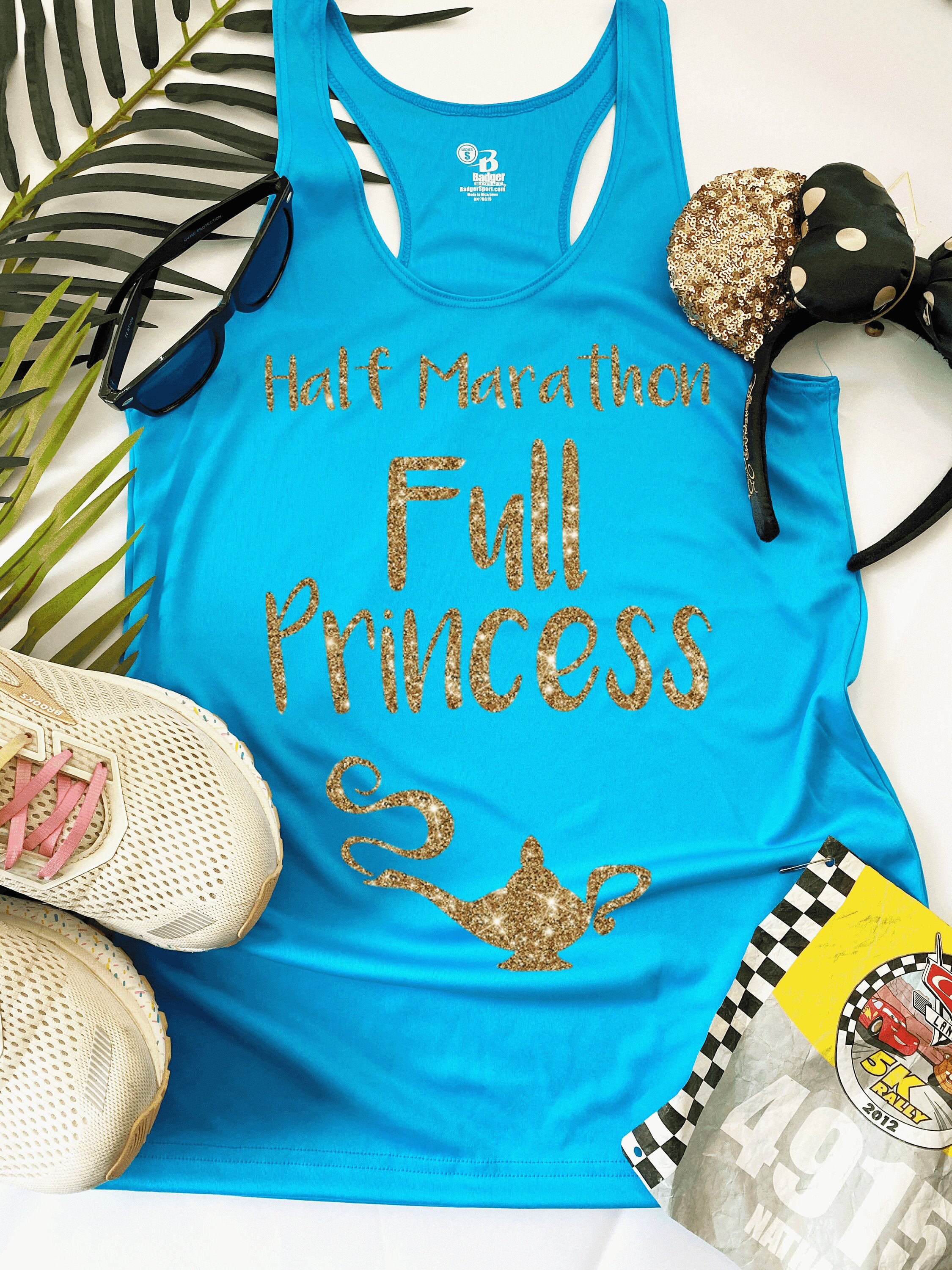 Disney Run shirt Half Marathon Full Princess Choose Your Etsy
