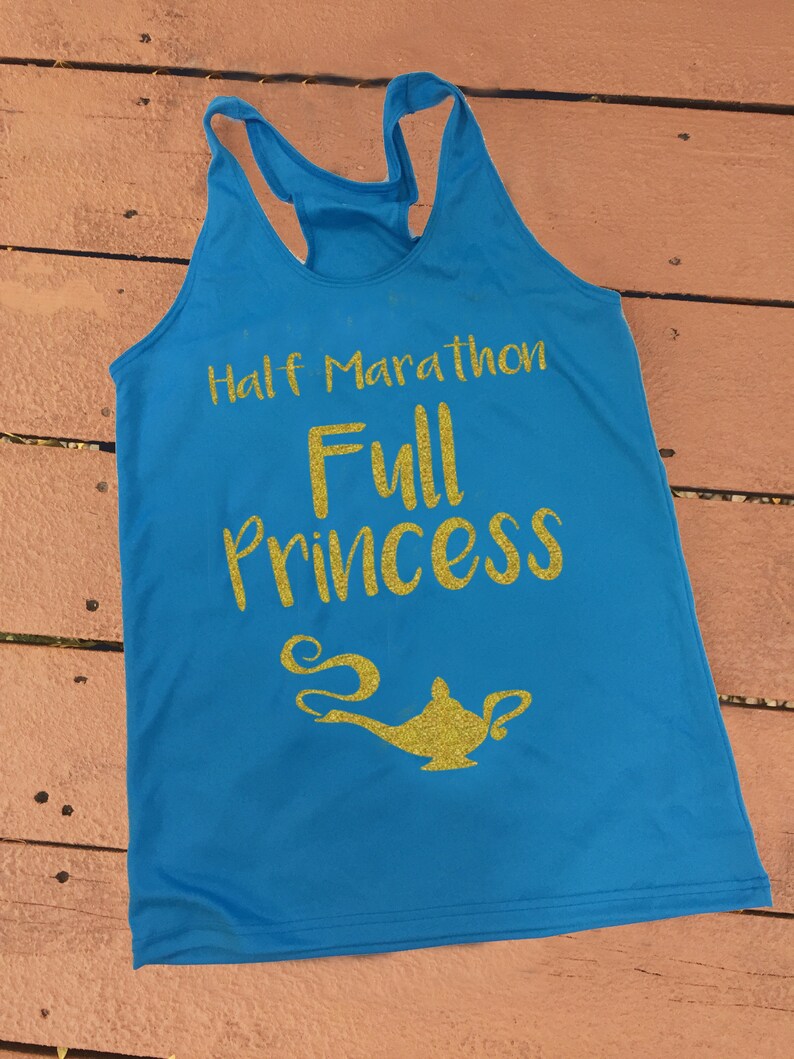Disney Run shirt Jasmine Princess Half Marathon Full Princess Choose Your Princess Women/'s Racerback Running Tech Tank Half Marathon