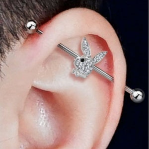 Playboy helix earrings cheap