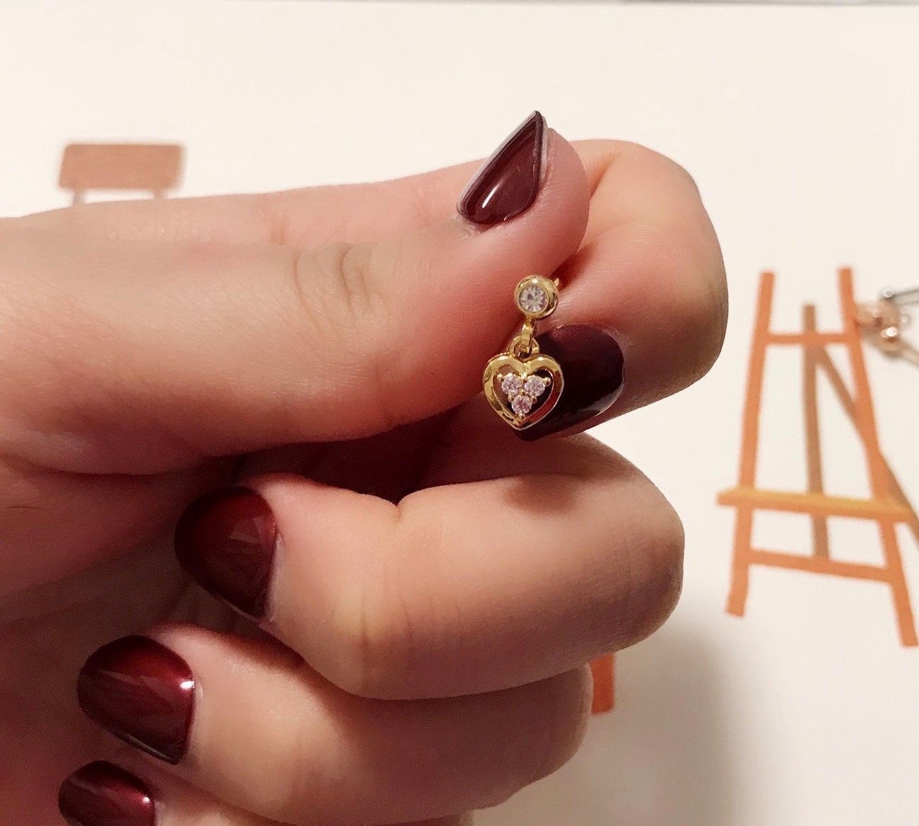 ピアス Lovely Heart Earrings Lovely Heart Earrings – PienPinoNL