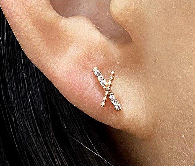 【STONEHENgE】14K Rose Gold Earrings K0828〜ピアス STONEHENgE】14K Rose Gold Earrings K0828〜ピアス