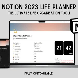 Notion Template, 2023 All in One Template Notion Dashboard, Notion ...