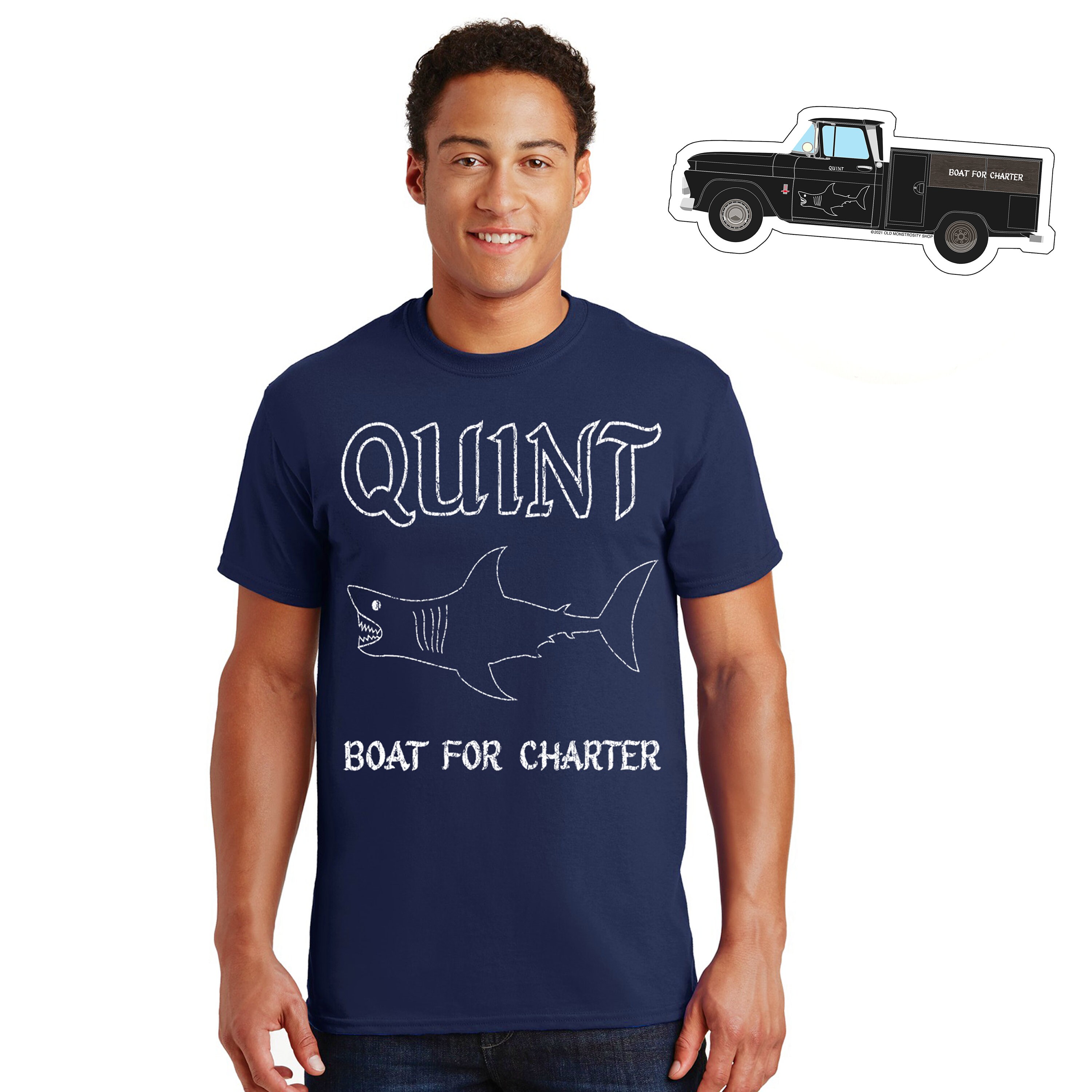Quint Jaws T Shirt