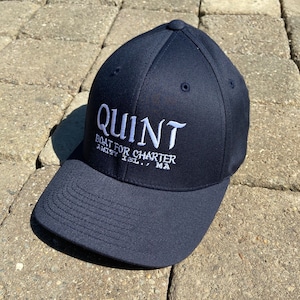 JAWS Inspired Baseball Cap - Quint Boat For Charter