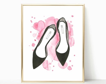 Shoe wall art | Etsy