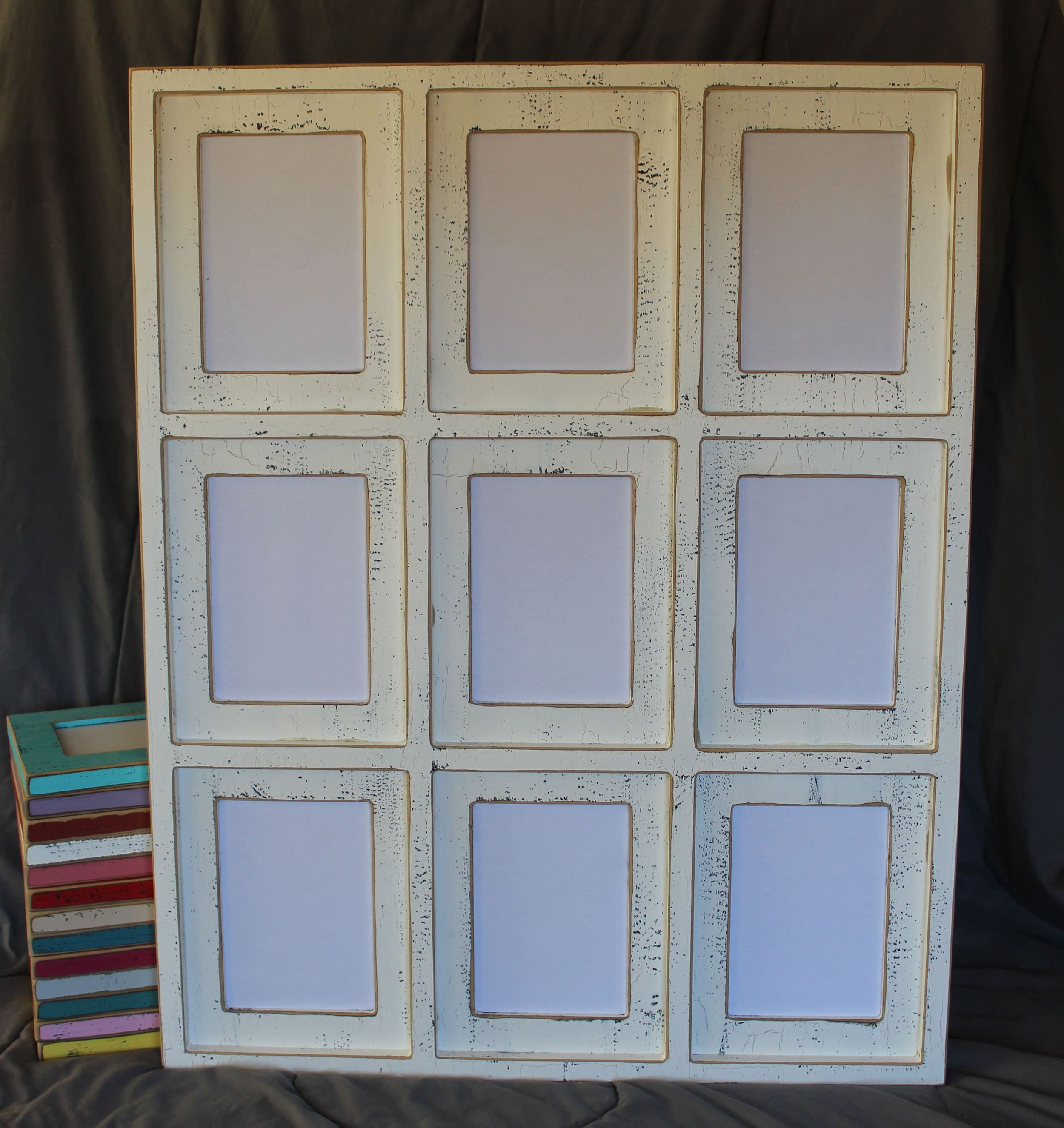 Collage Multiple Opening Picture Frame With 9 Openings for 3x5 Etsy