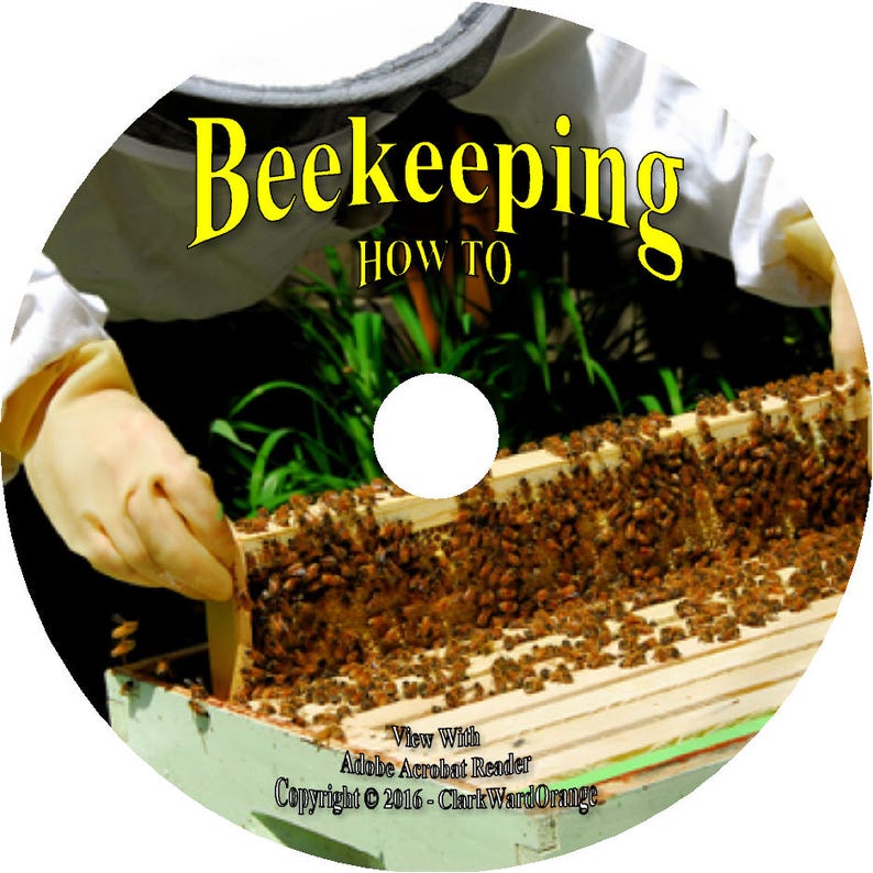 201 Beekeeping Books On Dvd Honey Bees Wax Apiculture Apiary Hives Bee Beekeeper - 