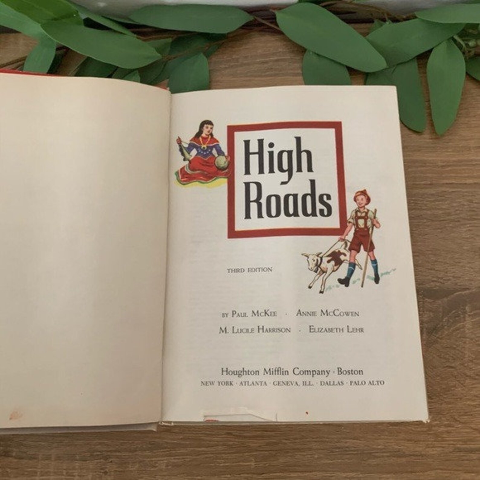 High Roads Vintage Reader School Book 1962 | Etsy