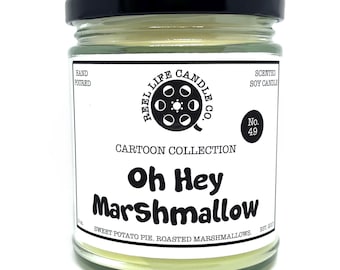 Bob's Burgers Marshmallow Inspired Soy Candle, Wax Melts, Fragrance Mists, Clamshell, 4oz Tin, 9oz Jar