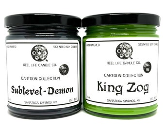 Luci Inspired Candles 4 SCENTS - Soy, Wax Melts , Fragrance Mist - Clamshell, 4oz Tin, Room and Linen Spray - Gumdrop Tree