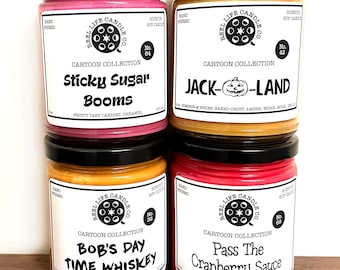 FALL EXCLUSIVE Bob's Inspired Soy Candles, 9 SCENTS, Wax Melts, Room & Linen Sprays - Cartoons, Fragrance Mist, Pop Culture, Nerdy, Geeky
