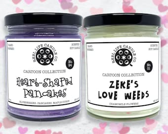 Bob’s Burgers Valentine's Day Candles Inspired 5 SCENTS Soy, Wax Melts, Room & Linen Spray