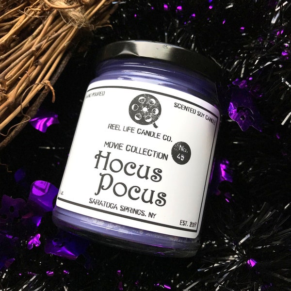 Hocus Pocus Candle Inspired Soy, Wax Melts - Fall, Autumn, Witches, Witches Brew, 4oz Tin, 9oz Jar, Clamshell