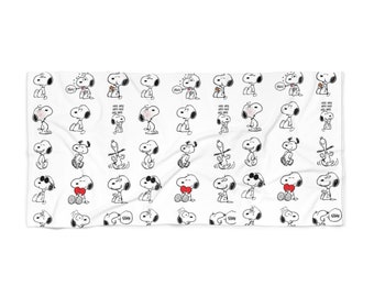Toalla de playa de Snoopy
