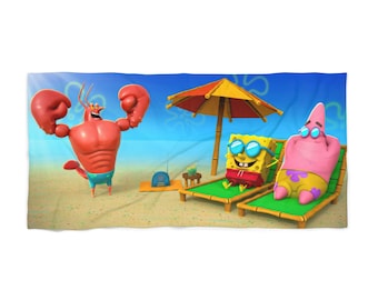 Sponge Bob Beach Towel